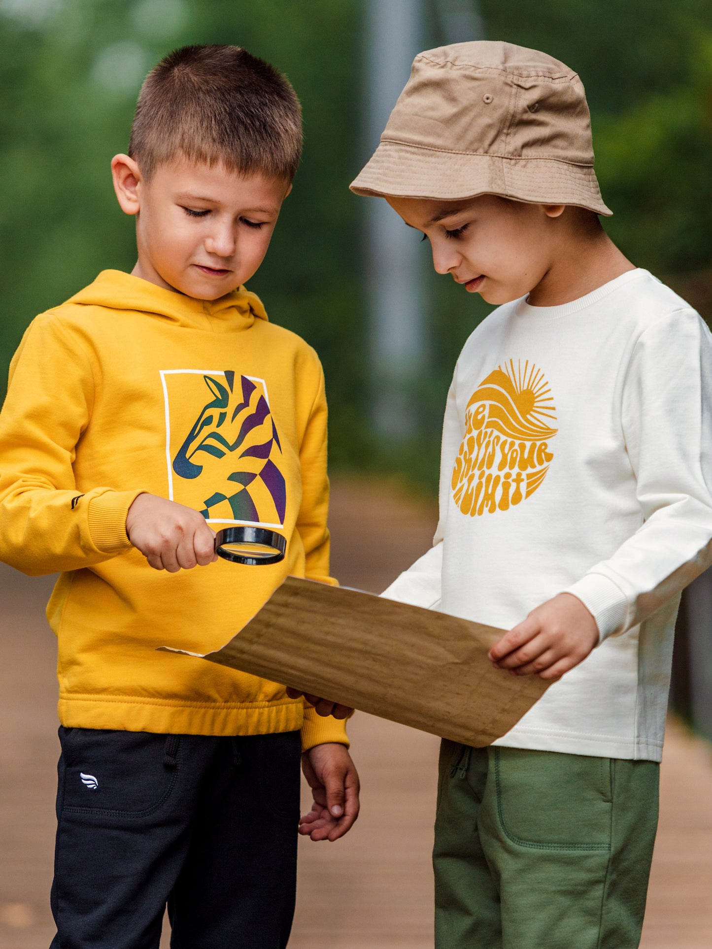 Hoodie Sweatshirt with (Zebra) Reflective Graphic - Yellow