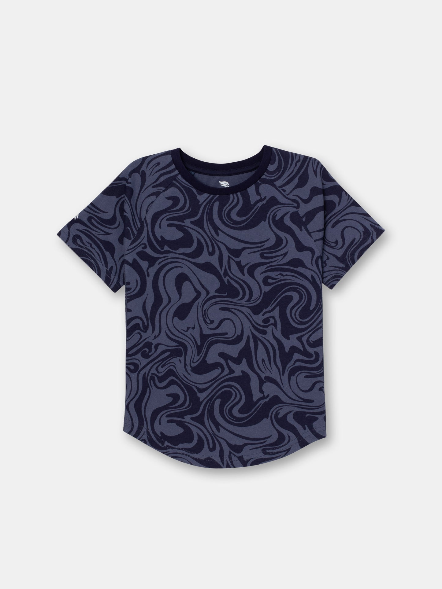 Short Sleeve T-Shirt in (Galaxy) Pattern - Grey