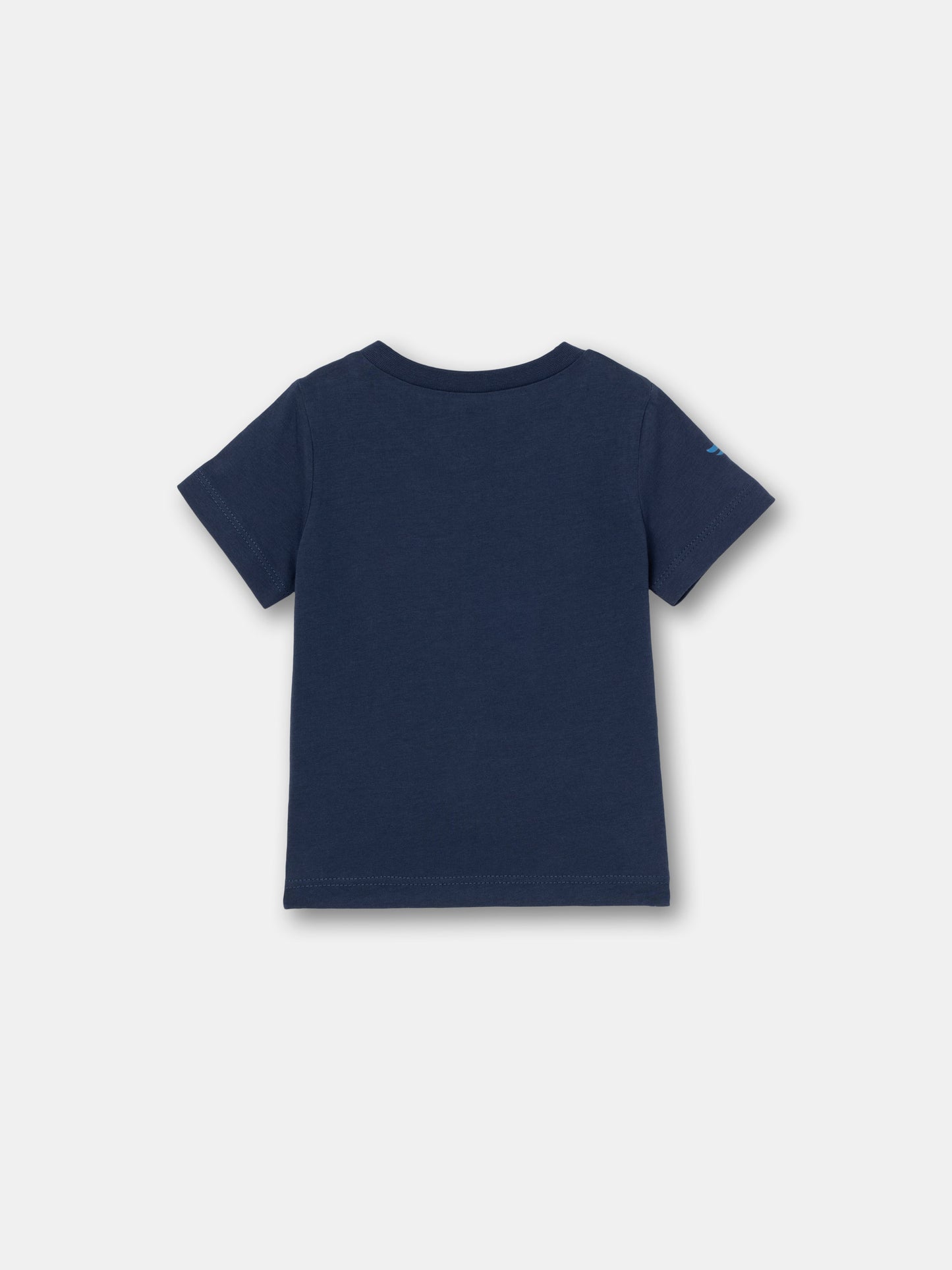 Short Sleeve T-Shirt with (Tiny Dino) Graphic - Dark Blue